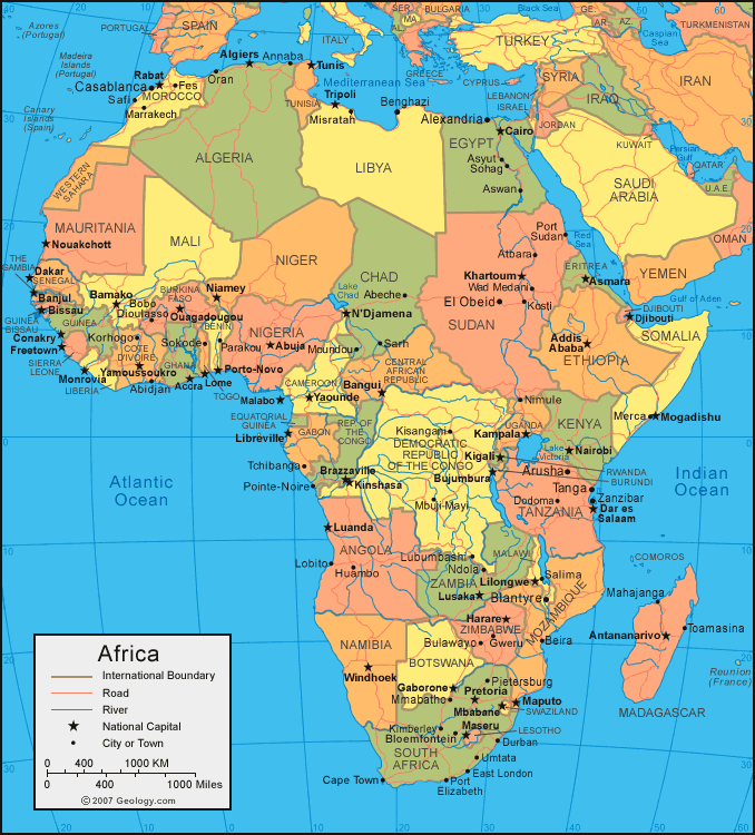 political map of europe and africa. This Is Africa