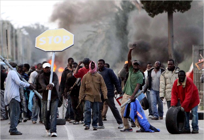 Migrant riots